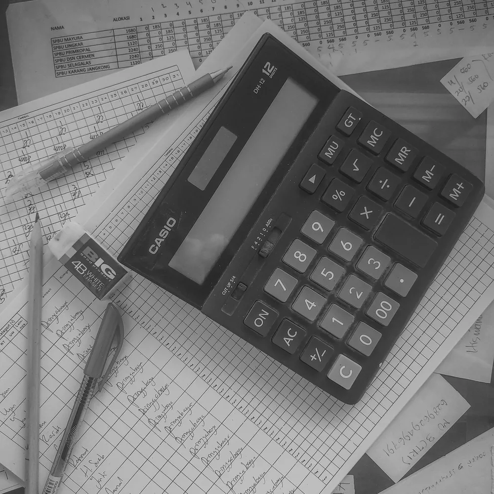 Calculadora sobre planilha de parcelas de financiamento